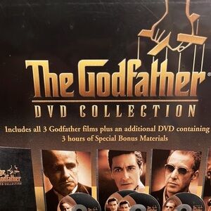 The Godfather DVD Collection Complete Box Set, excellent condition!  Paramount